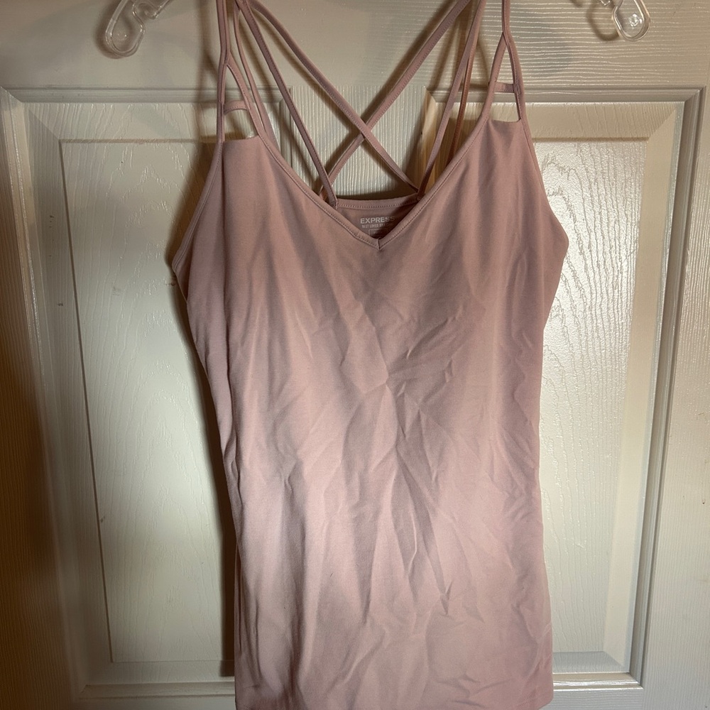 Express Pink Strappy Best Loved Bra Cami